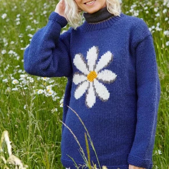 Small Denim Daisy Sweater Clothing Glasgow Scotland