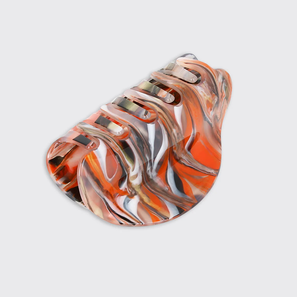 Rust Lydia Chunky Claw Clip | The Nancy Smillie Shop - Art, Jewellery & Designer Gifts Glasgow Scotland