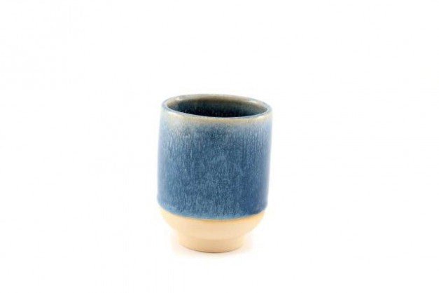11cm Blue Glaze Vase - The Nancy Smillie Shop - Art, Jewellery & Designer Gifts Glasgow