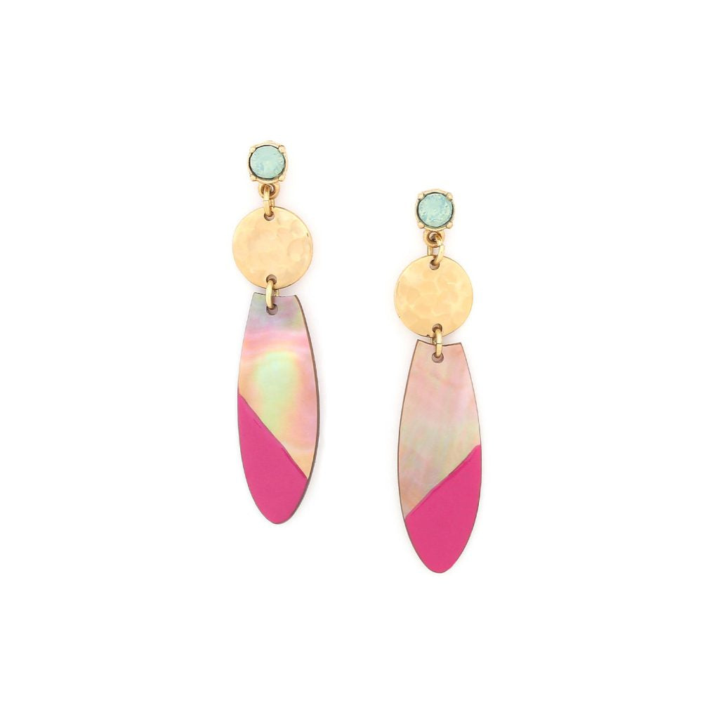 Lorette Earrings Crystallised Post | The Nancy Smillie Shop - Art, Jewellery & Designer Gifts Glasgow Scotland