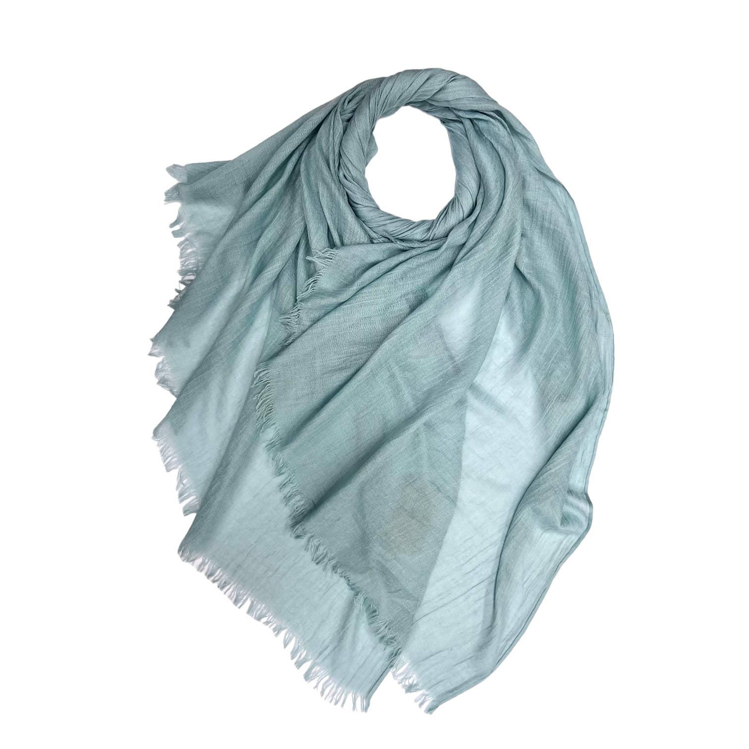 Classic plain cotton blend scarf finished with fringes: Lavender - The Nancy Smillie Shop - Art, Jewellery & Designer Gifts Glasgow