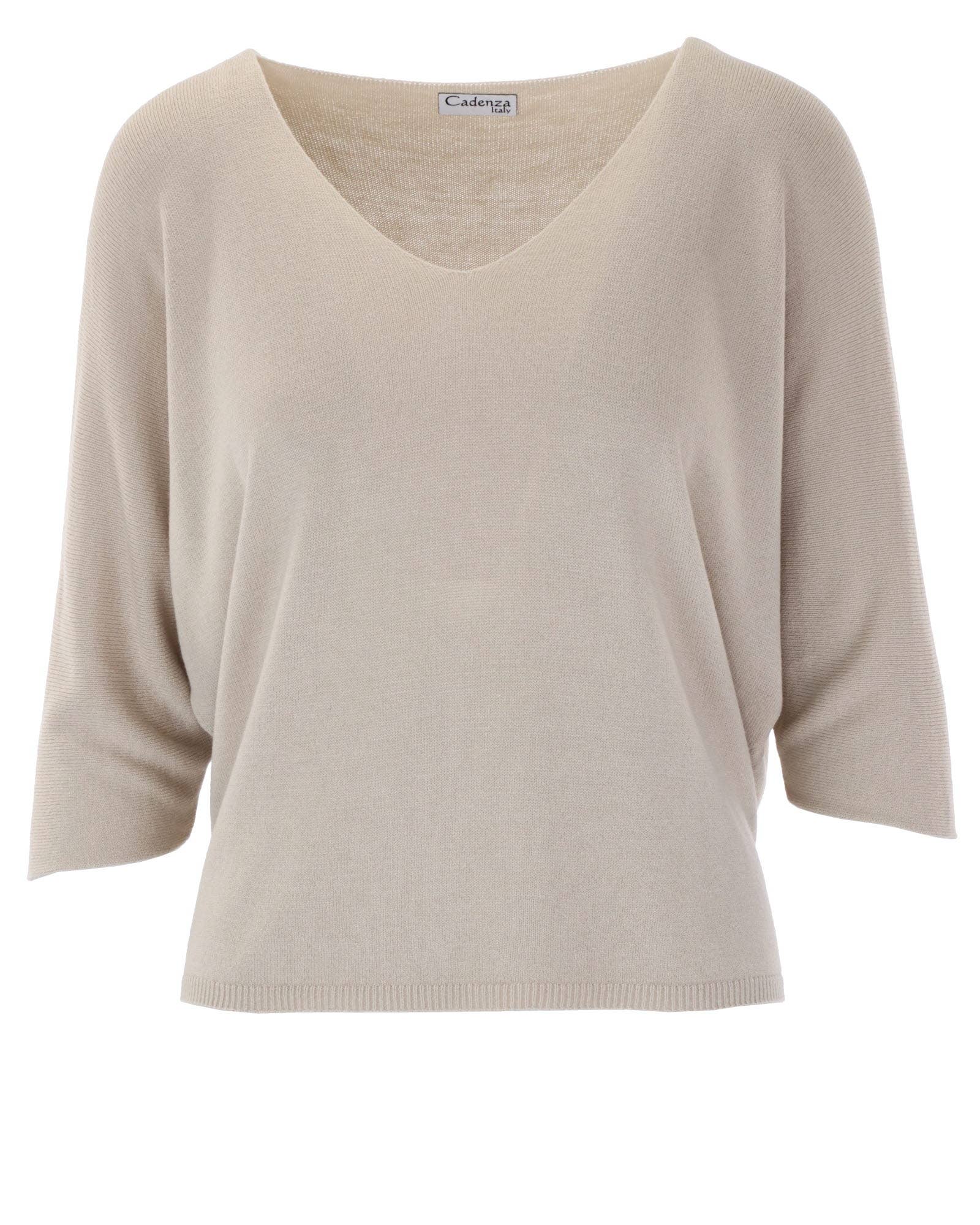 Summer Knit Top: Cream | The Nancy Smillie Shop - Art, Jewellery & Designer Gifts Glasgow Scotland