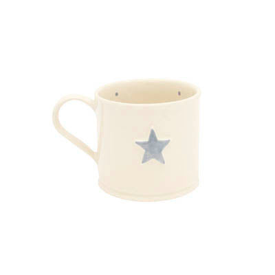 shaker grey star 150ml mug | The Nancy Smillie Shop - Art, Jewellery & Designer Gifts Glasgow Scotland