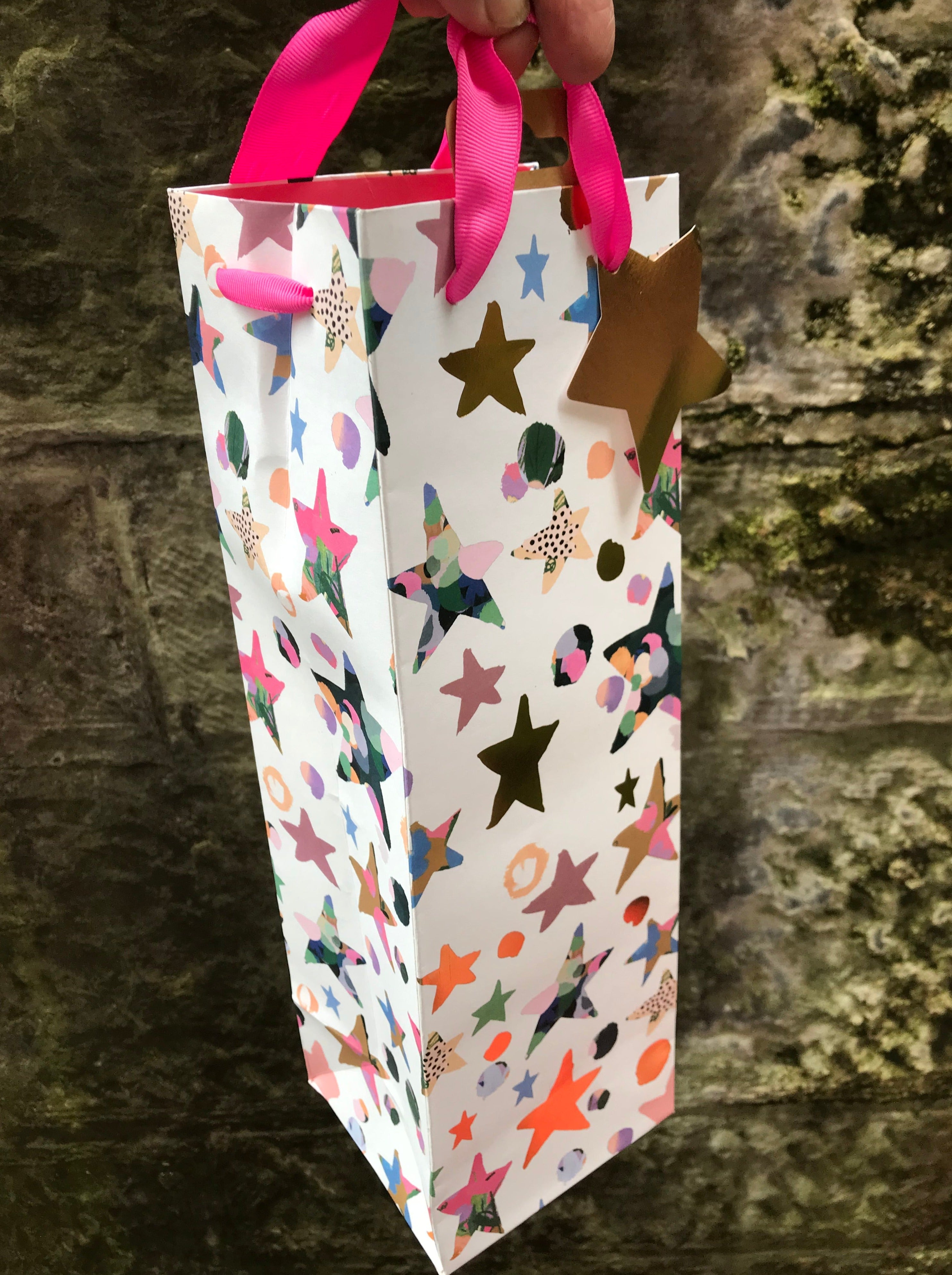 Bottle Star Gift Bag - The Nancy Smillie Shop - Art, Jewellery & Designer Gifts Glasgow