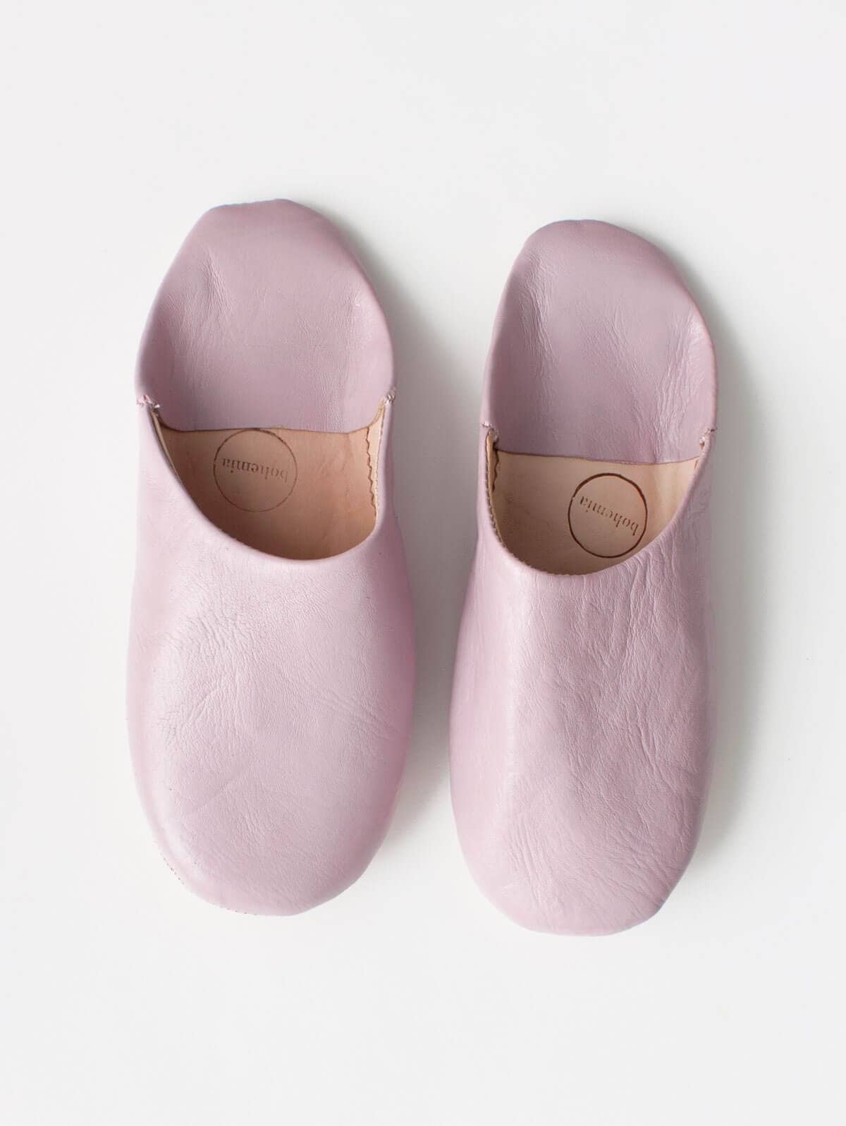 Moroccan Babouche Basic Slippers, Vintage Pink: Small | The Nancy Smillie Shop - Art, Jewellery & Designer Gifts Glasgow Scotland