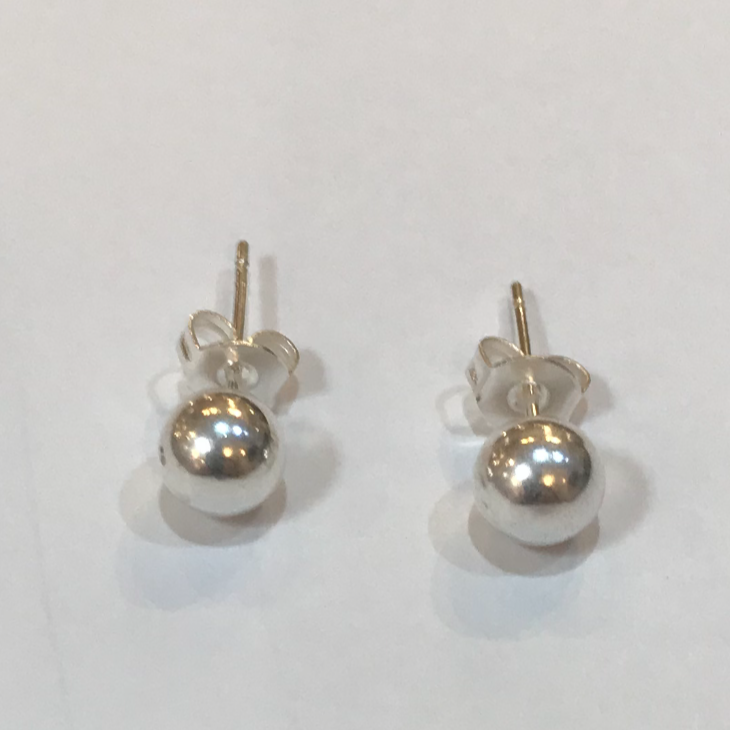 Simple Ball Stud Earrings - The Nancy Smillie Shop - Art, Jewellery & Designer Gifts Glasgow