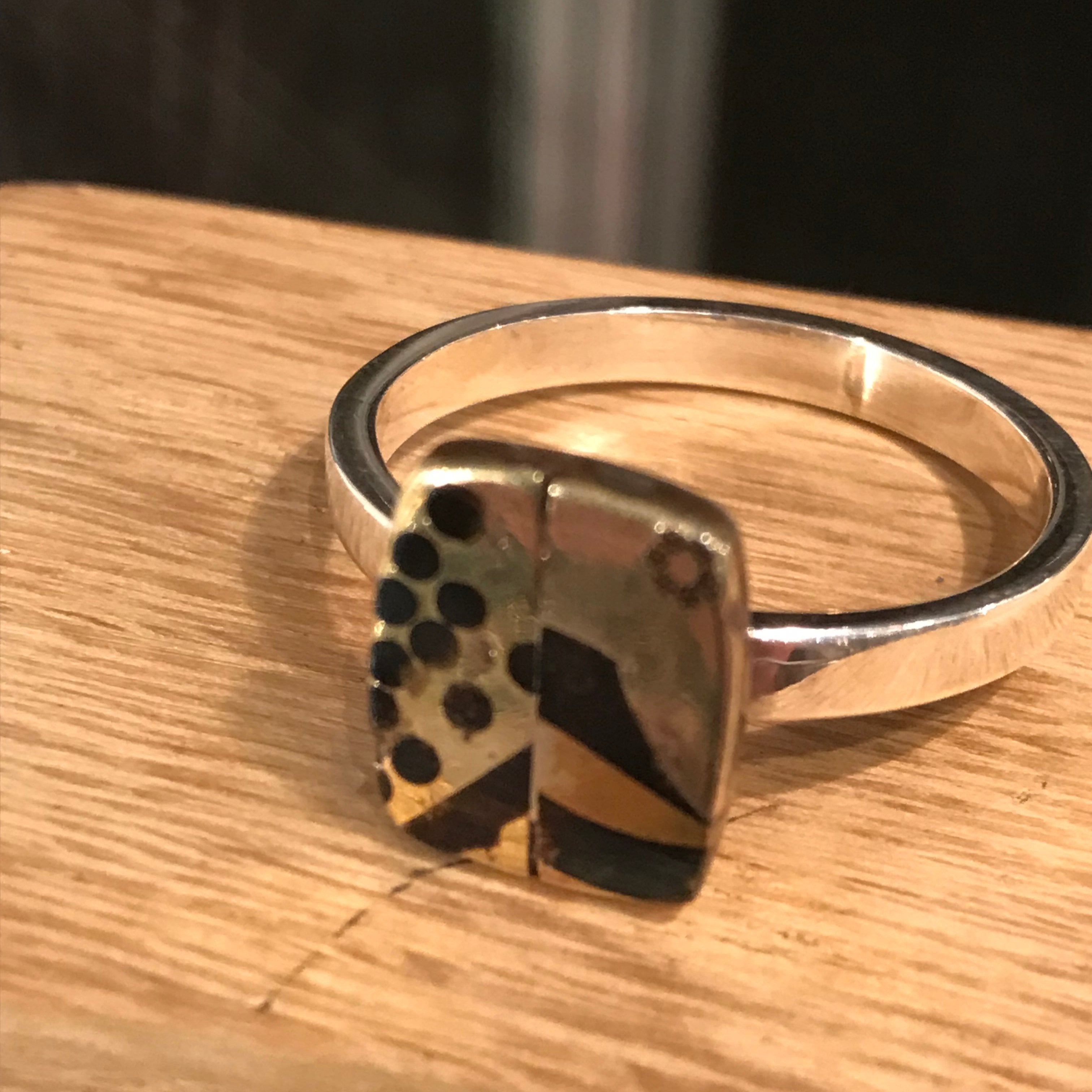 Ring Sterling Silver Enamel | The Nancy Smillie Shop - Art, Jewellery & Designer Gifts Glasgow Scotland