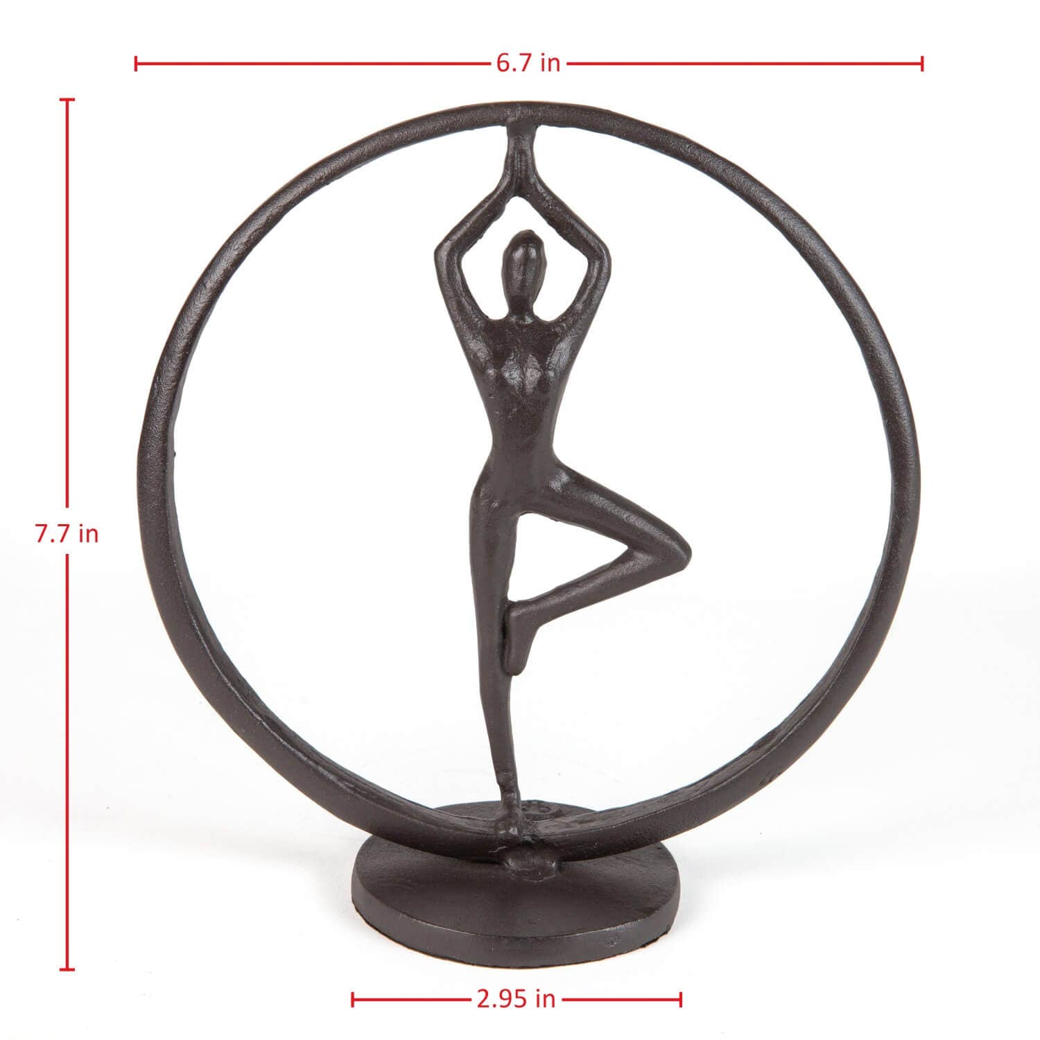 Yoga Tree Circle Cast Iron Sculpture | The Nancy Smillie Shop - Art, Jewellery & Designer Gifts Glasgow Scotland