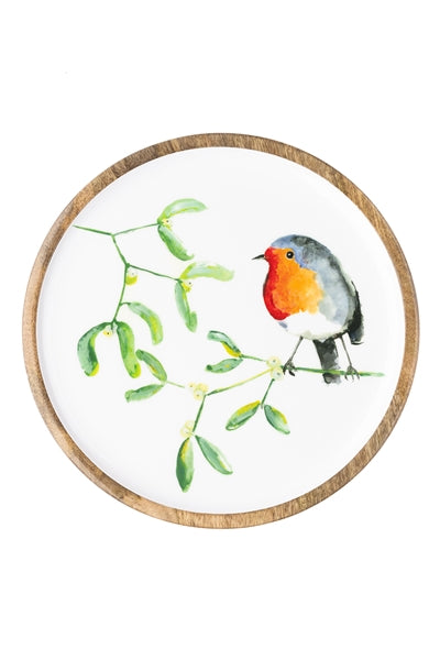 Robin 30cm Tray | The Nancy Smillie Shop - Art, Jewellery & Designer Gifts Glasgow Scotland