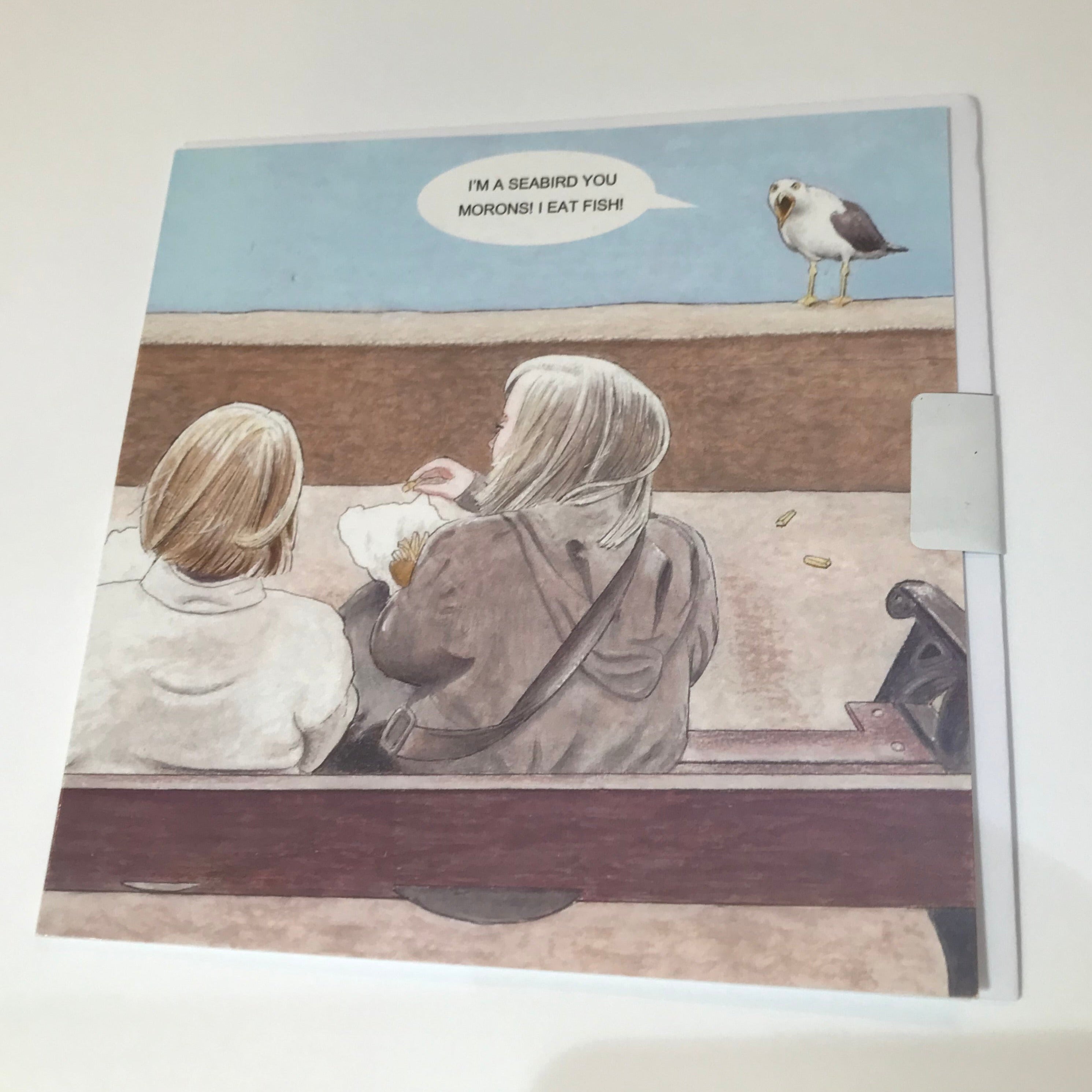 Seagull Card - The Nancy Smillie Shop - Art, Jewellery & Designer Gifts Glasgow