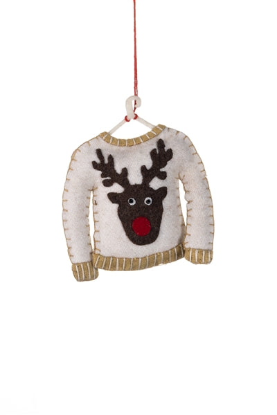 Felt Reindeer Jumper