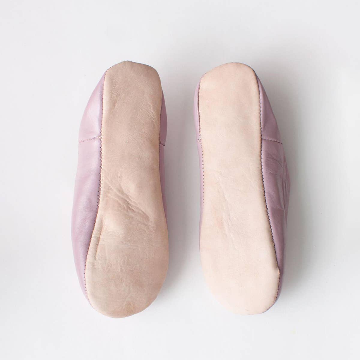 Moroccan Babouche Basic Slippers, Vintage Pink: Small | The Nancy Smillie Shop - Art, Jewellery & Designer Gifts Glasgow Scotland