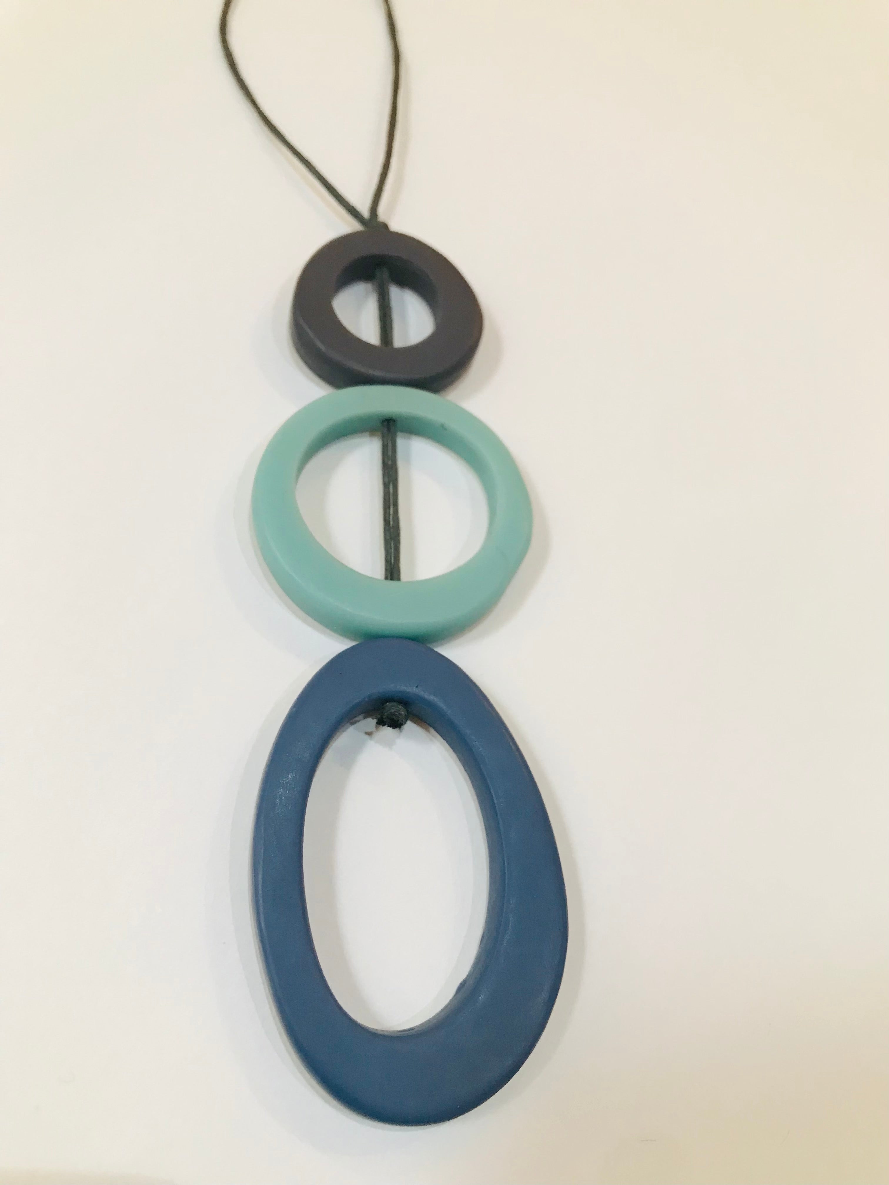 Triple Hoop Pendant Necklace - The Nancy Smillie Shop - Art, Jewellery & Designer Gifts Glasgow