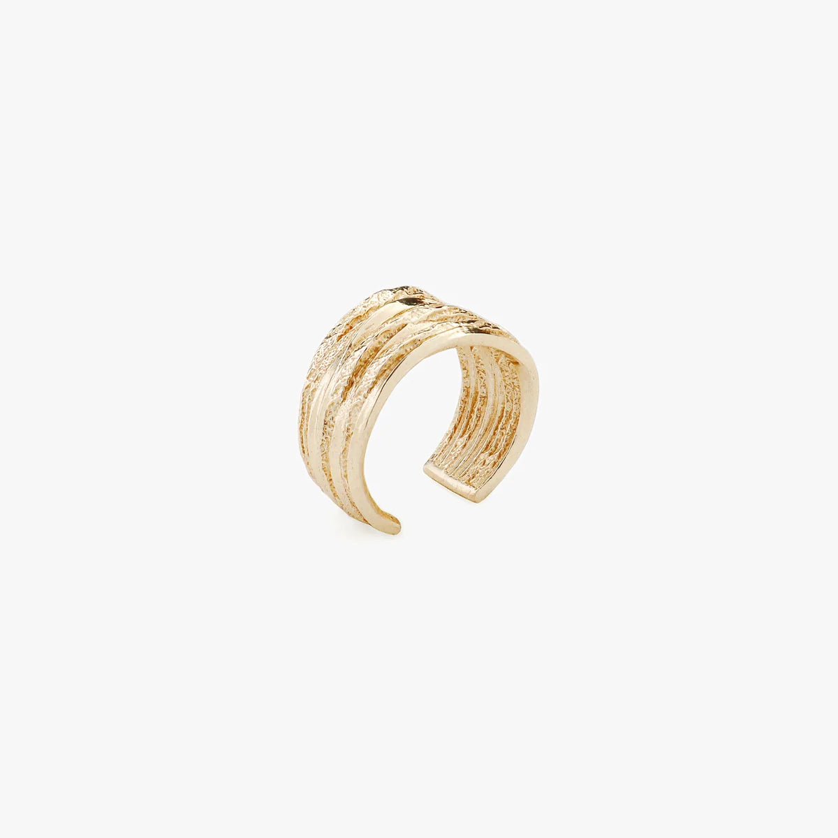 Spiral Ear Cuff Gold | The Nancy Smillie Shop - Art, Jewellery & Designer Gifts Glasgow Scotland