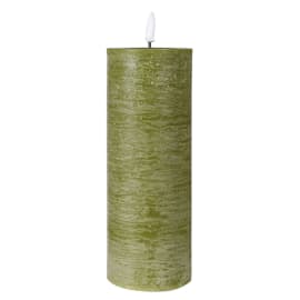 20cm Moss Melt LED Candle | The Nancy Smillie Shop - Art, Jewellery & Designer Gifts Glasgow Scotland