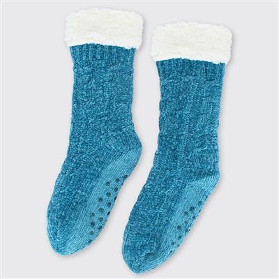 Azure Thick Socks | The Nancy Smillie Shop - Art, Jewellery & Designer Gifts Glasgow Scotland