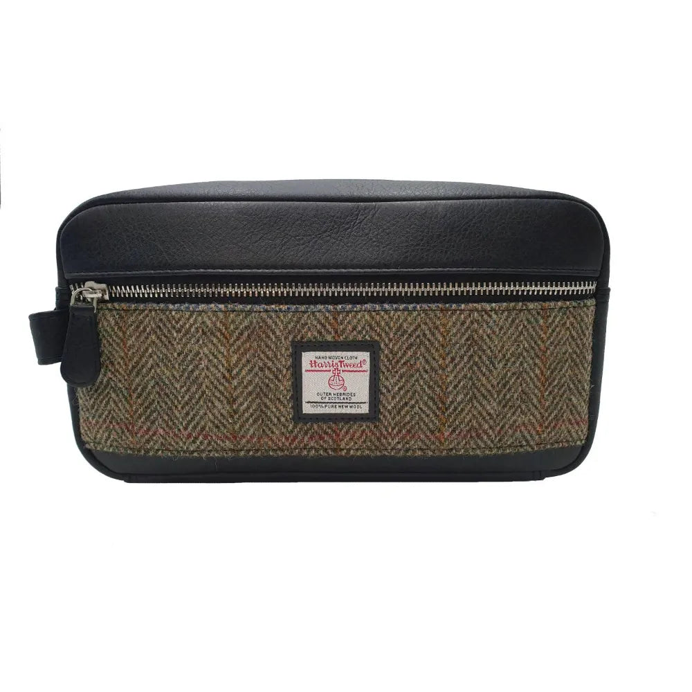 Harris Tweed Wash Bag | The Nancy Smillie Shop - Art, Jewellery & Designer Gifts Glasgow Scotland