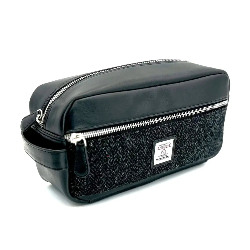 Harris Tweed Wash Bag | The Nancy Smillie Shop - Art, Jewellery & Designer Gifts Glasgow Scotland