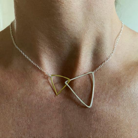 Triangle Necklace | The Nancy Smillie Shop - Art, Jewellery & Designer Gifts Glasgow Scotland