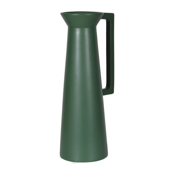 Slim Matt Green Vase