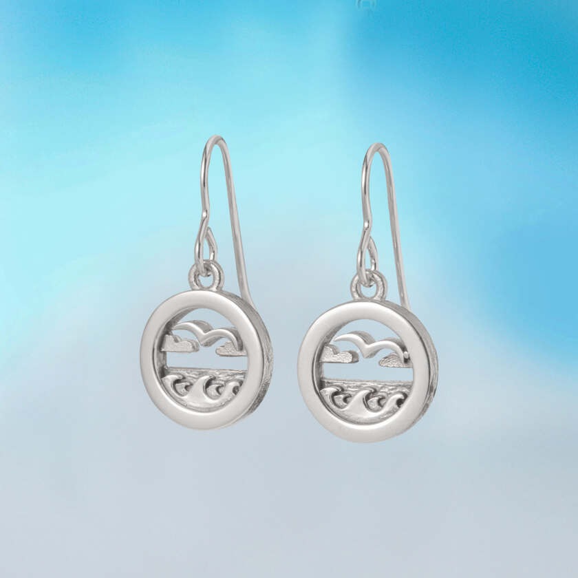 Making Waves Earrings | The Nancy Smillie Shop - Art, Jewellery & Designer Gifts Glasgow Scotland