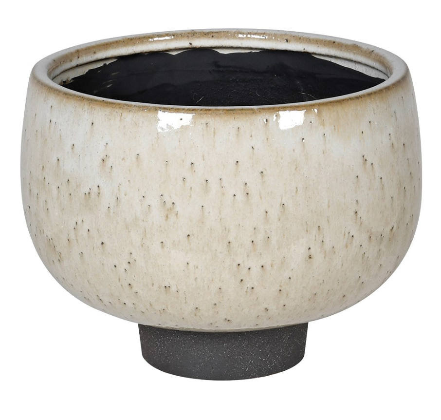 Round Speckle Planter | The Nancy Smillie Shop - Art, Jewellery & Designer Gifts Glasgow Scotland