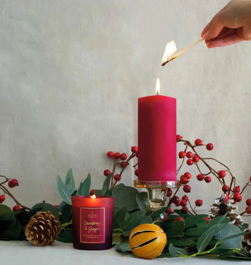 Cranberry and Ginger Jar Candle | The Nancy Smillie Shop - Art, Jewellery & Designer Gifts Glasgow Scotland