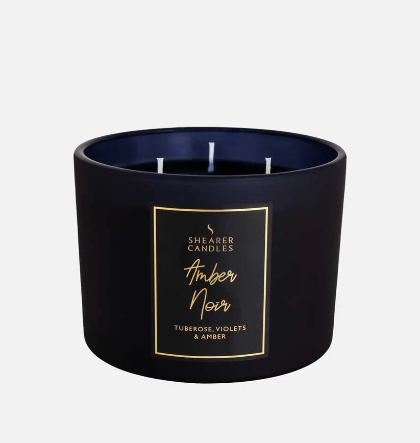 Amber Noir Three Wick Candle | The Nancy Smillie Shop - Art, Jewellery & Designer Gifts Glasgow Scotland