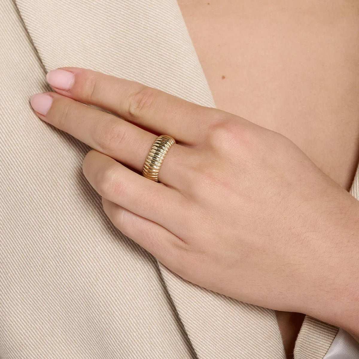 Gold Sunlit Ring