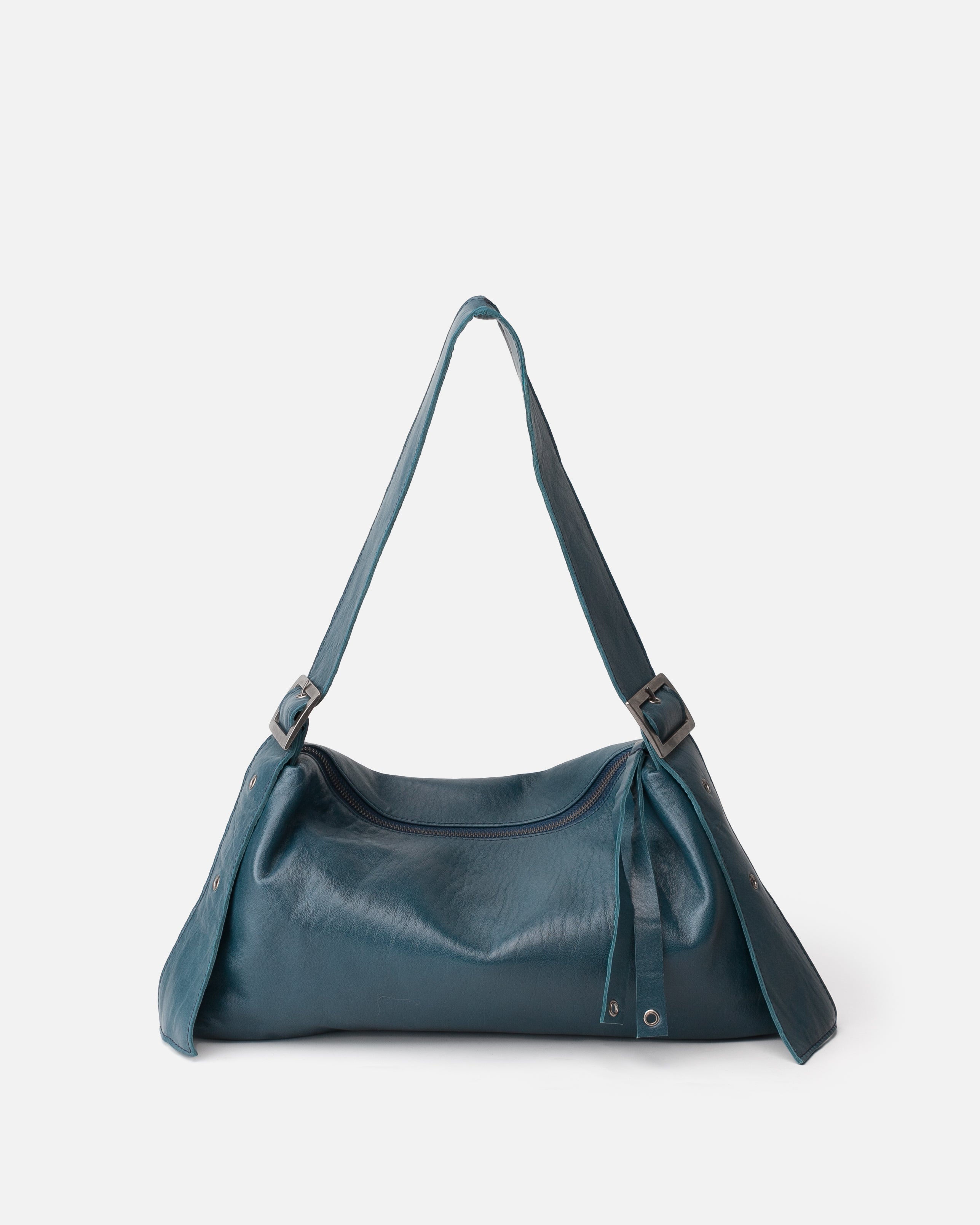 Vivian Shoulder Bag in Petroleum by Biba