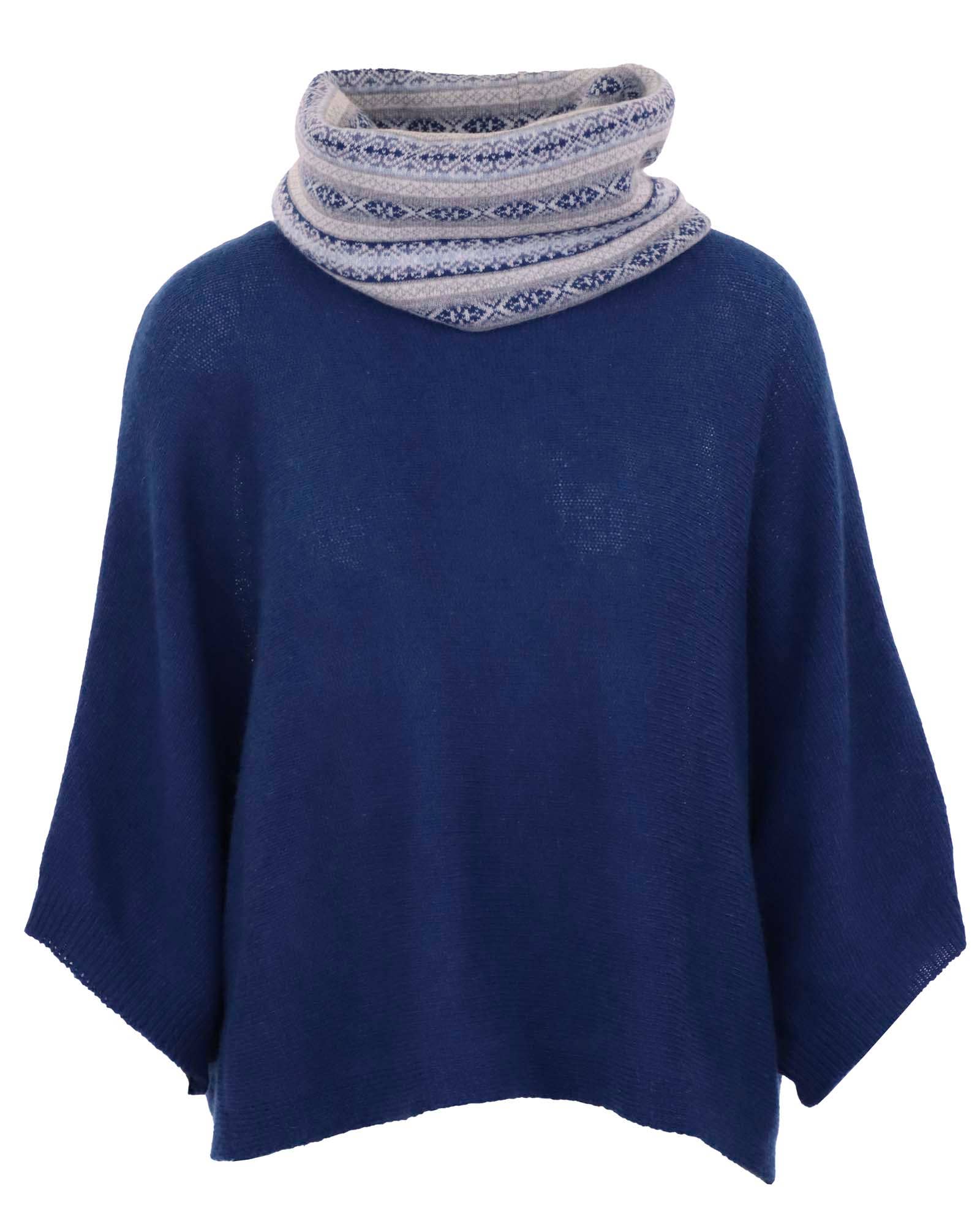 Cashmere Blend Boat Neck Tunic: French Navy | The Nancy Smillie Shop - Art, Jewellery & Designer Gifts Glasgow Scotland