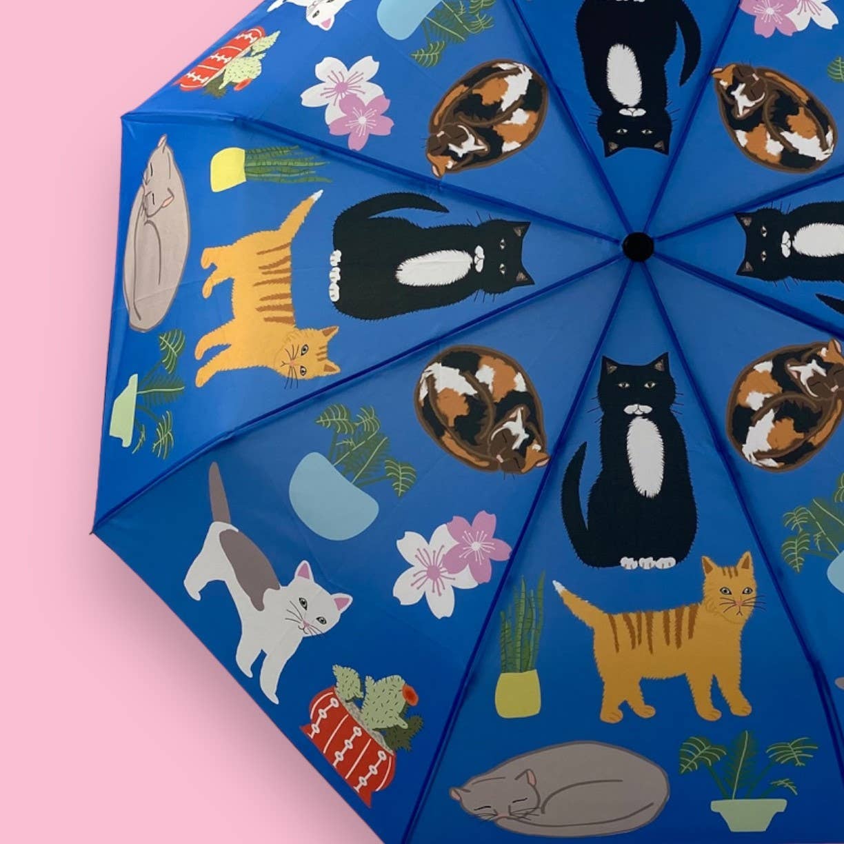 Cats with Plants Umbrella