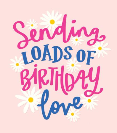 Birthday Love Daisy Card | The Nancy Smillie Shop - Art, Jewellery & Designer Gifts Glasgow Scotland