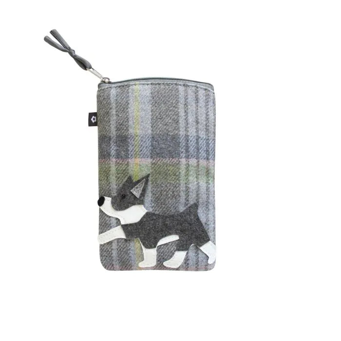 Dog Applique Eyeglass Case | The Nancy Smillie Shop - Art, Jewellery & Designer Gifts Glasgow Scotland