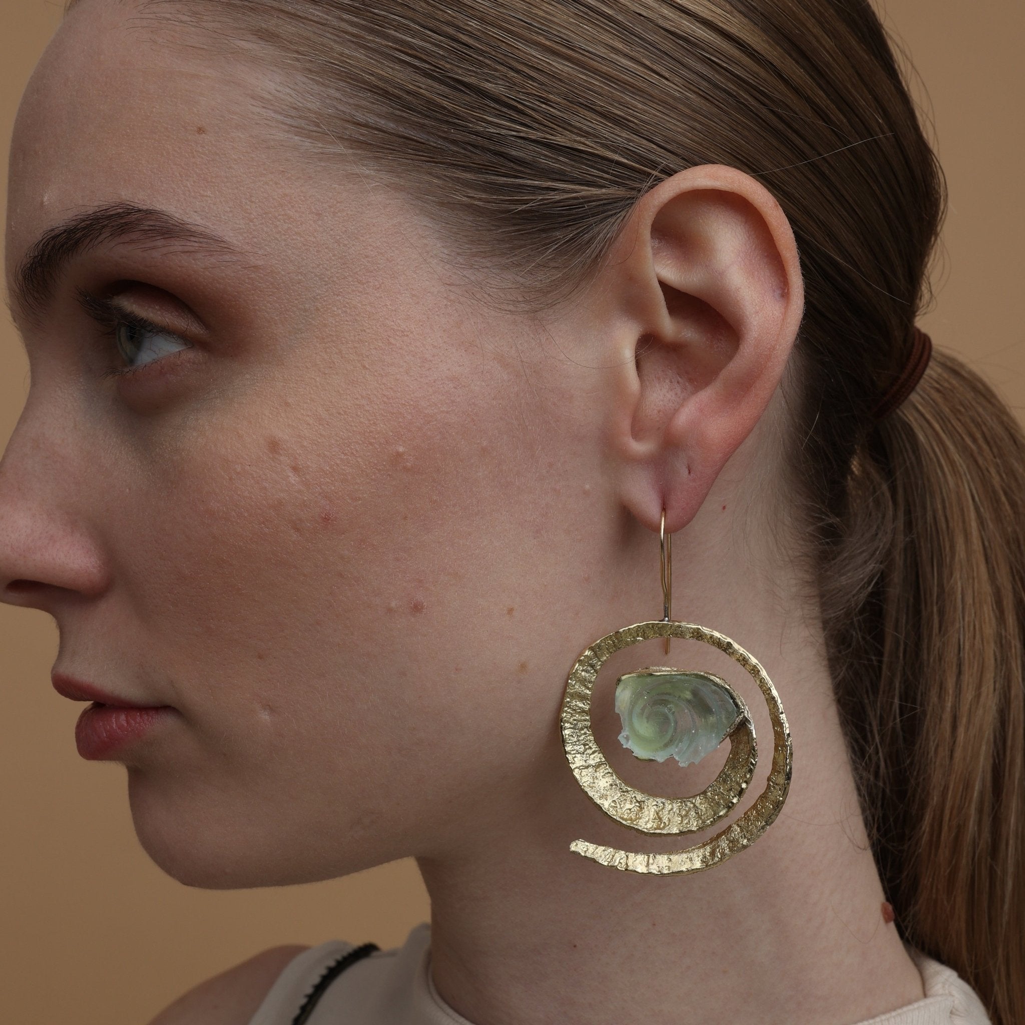 Aqua Resin Earrings - The Nancy Smillie Shop - Art, Jewellery & Designer Gifts Glasgow
