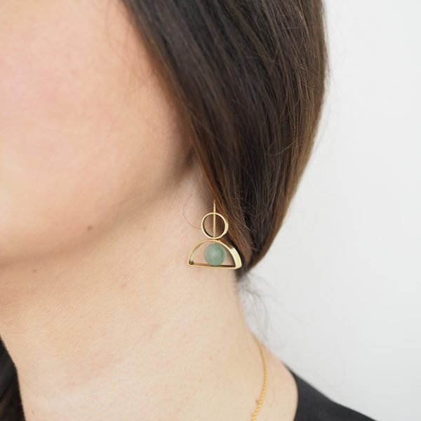 Arch Upside Down Earrings - The Nancy Smillie Shop - Art, Jewellery & Designer Gifts Glasgow