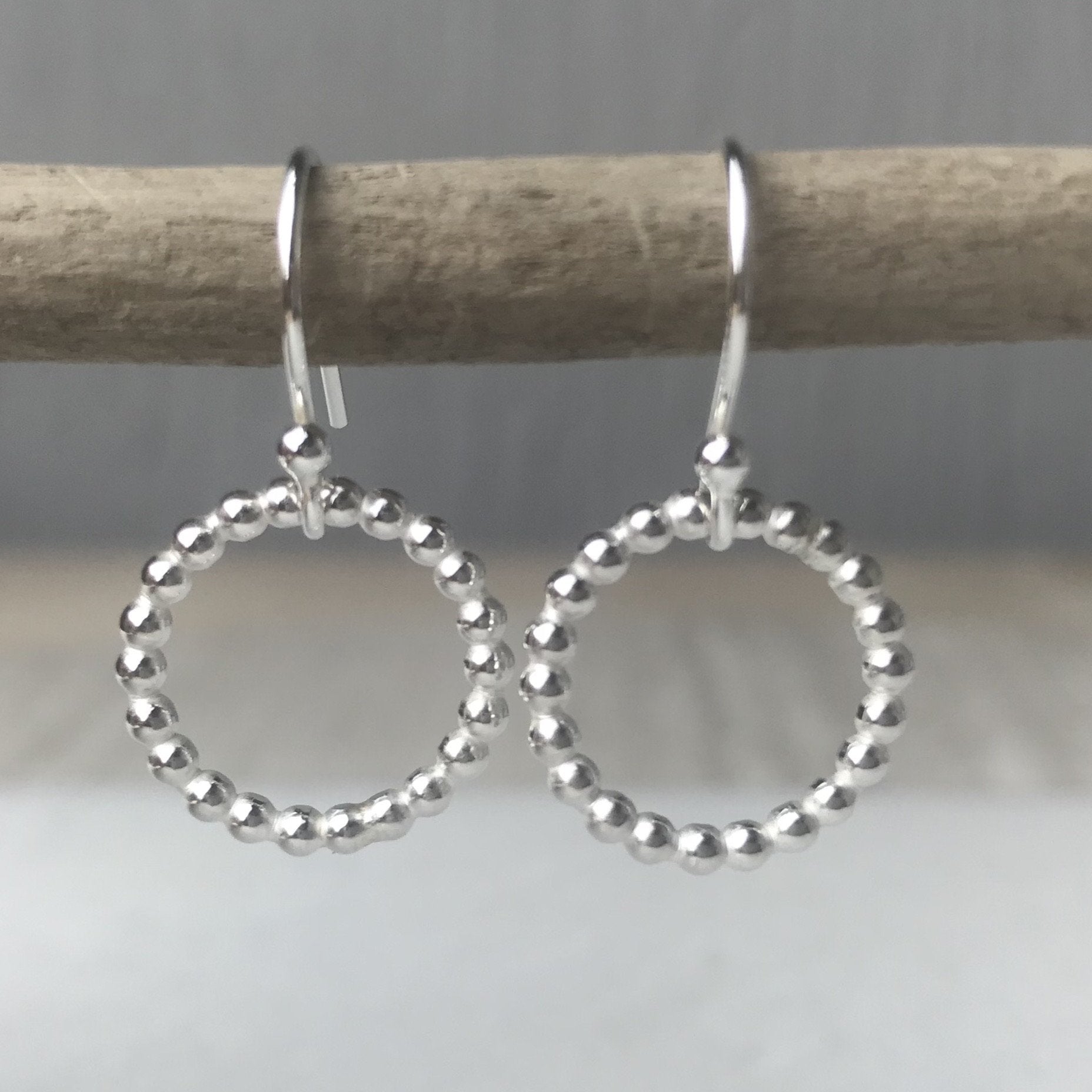 Beaded Halo Earrings - The Nancy Smillie Shop - Art, Jewellery & Designer Gifts Glasgow