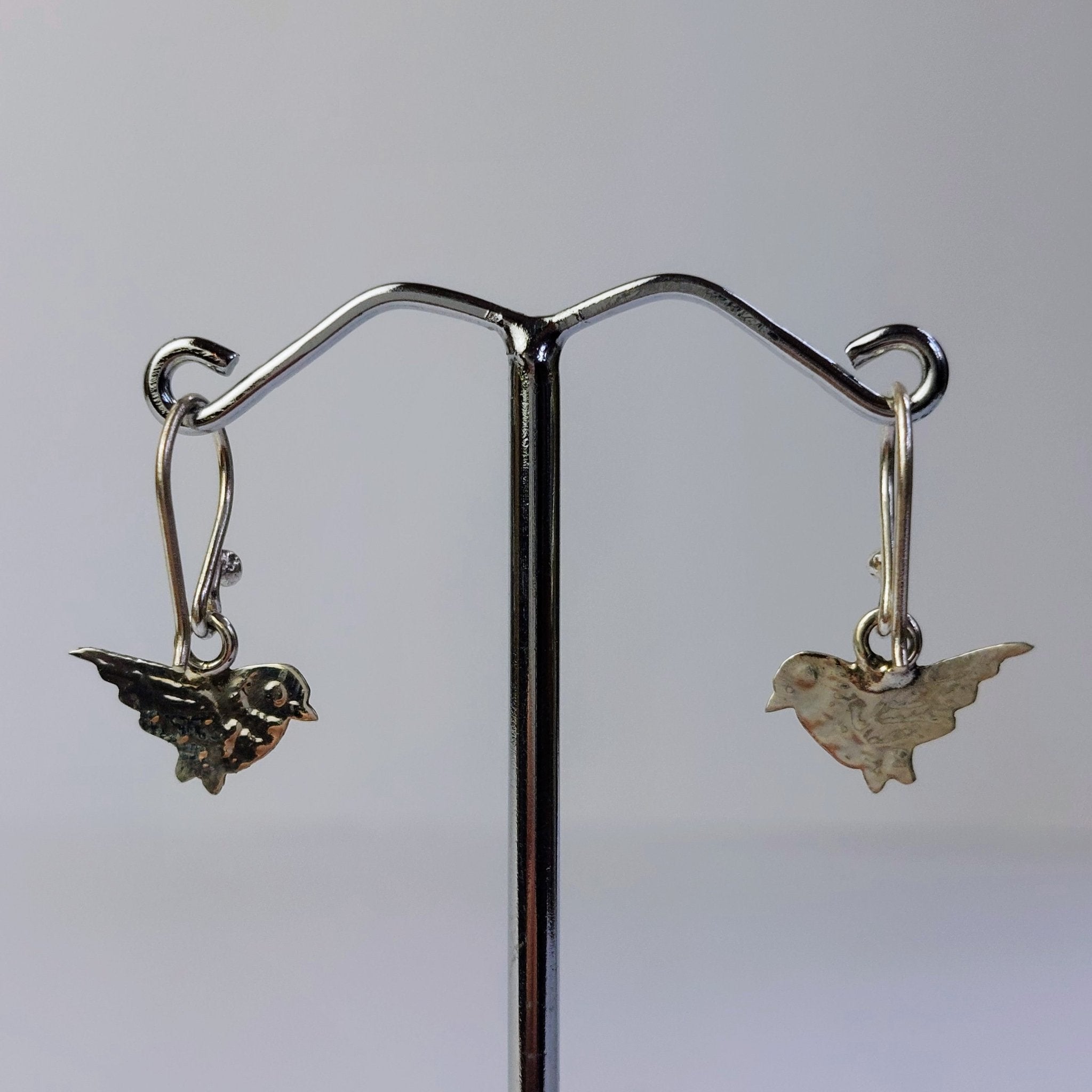 Bird Drop Earrings - The Nancy Smillie Shop - Art, Jewellery & Designer Gifts Glasgow