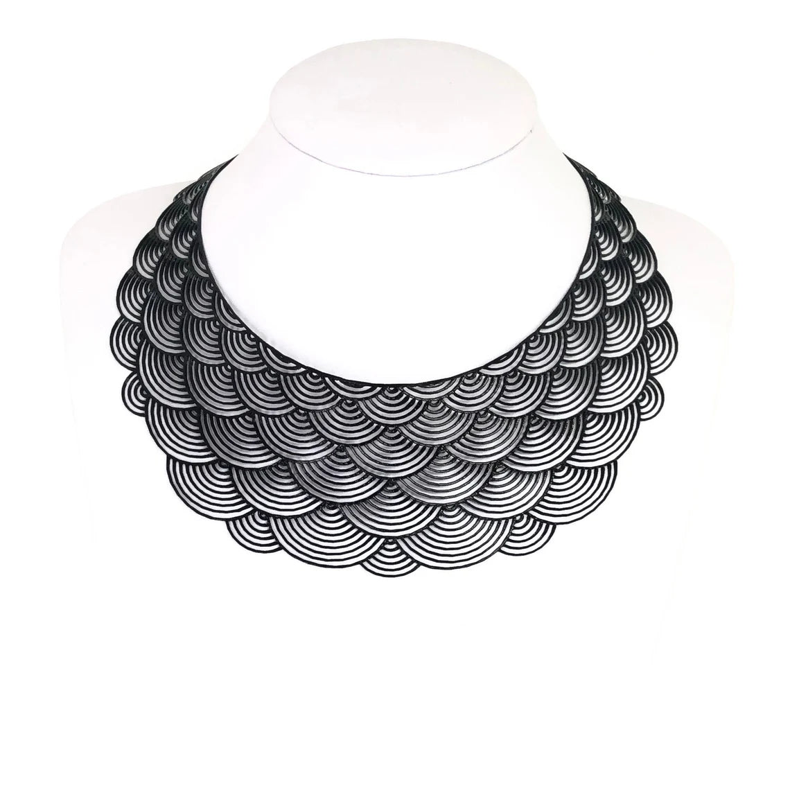 Black Wave Necklace - The Nancy Smillie Shop - Art, Jewellery & Designer Gifts Glasgow