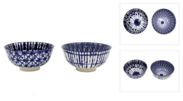 Blue Patterned Bowl Small - The Nancy Smillie Shop - Art, Jewellery & Designer Gifts Glasgow