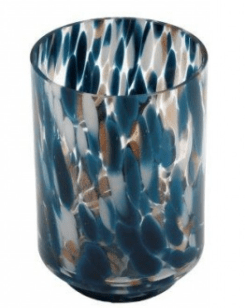 Blue Spot Glass Vase Small - The Nancy Smillie Shop - Art, Jewellery & Designer Gifts Glasgow