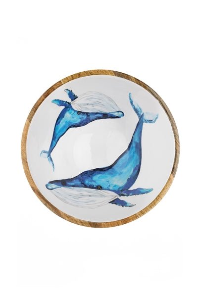 Blue Whale 30cm Bowl - The Nancy Smillie Shop - Art, Jewellery & Designer Gifts Glasgow