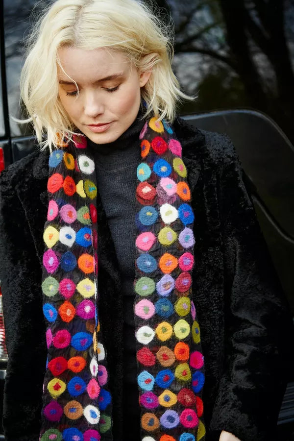 woodstock bright scarf