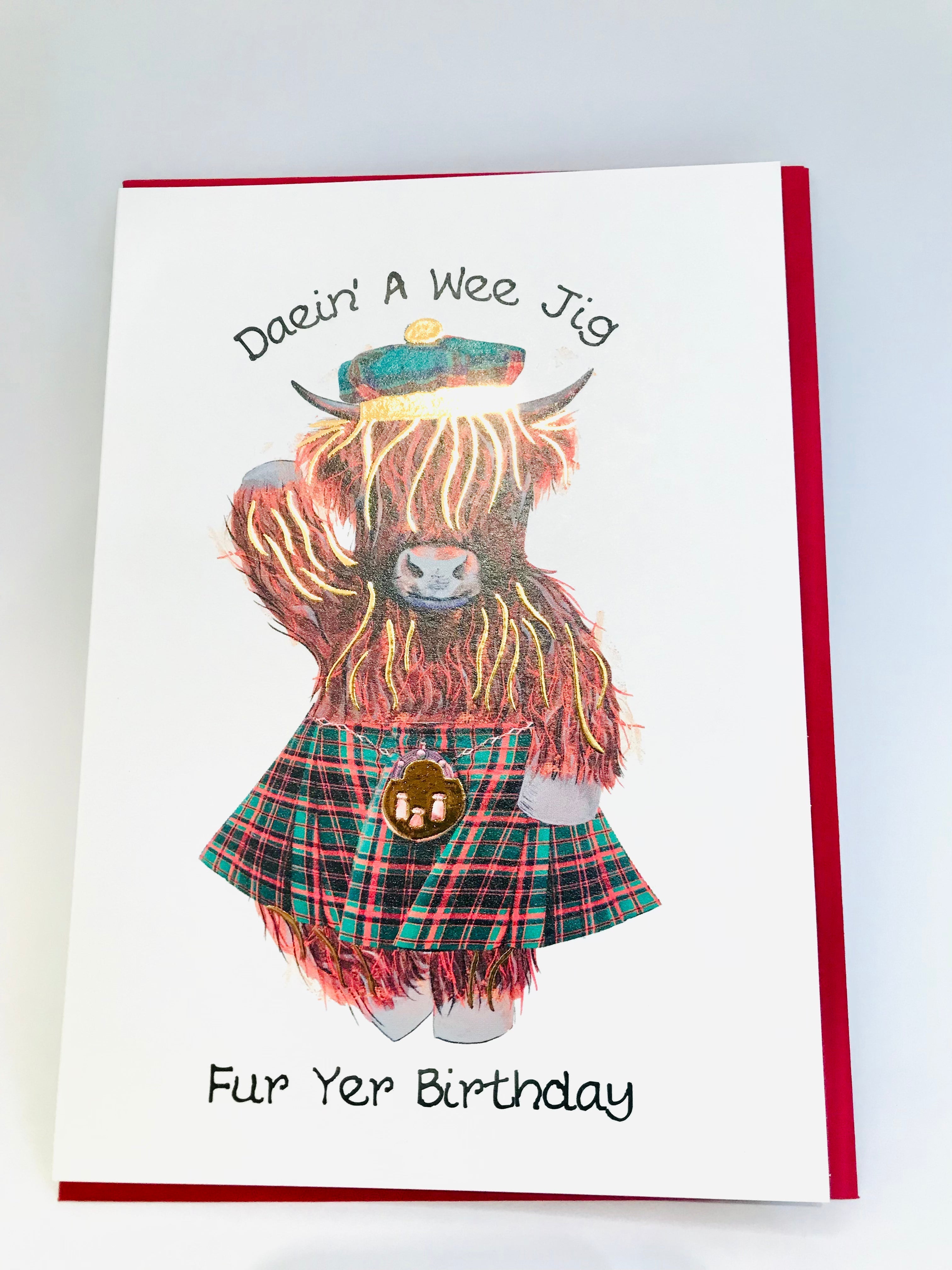 Daein' A Wee JIG Birthday - The Nancy Smillie Shop - Art, Jewellery & Designer Gifts Glasgow