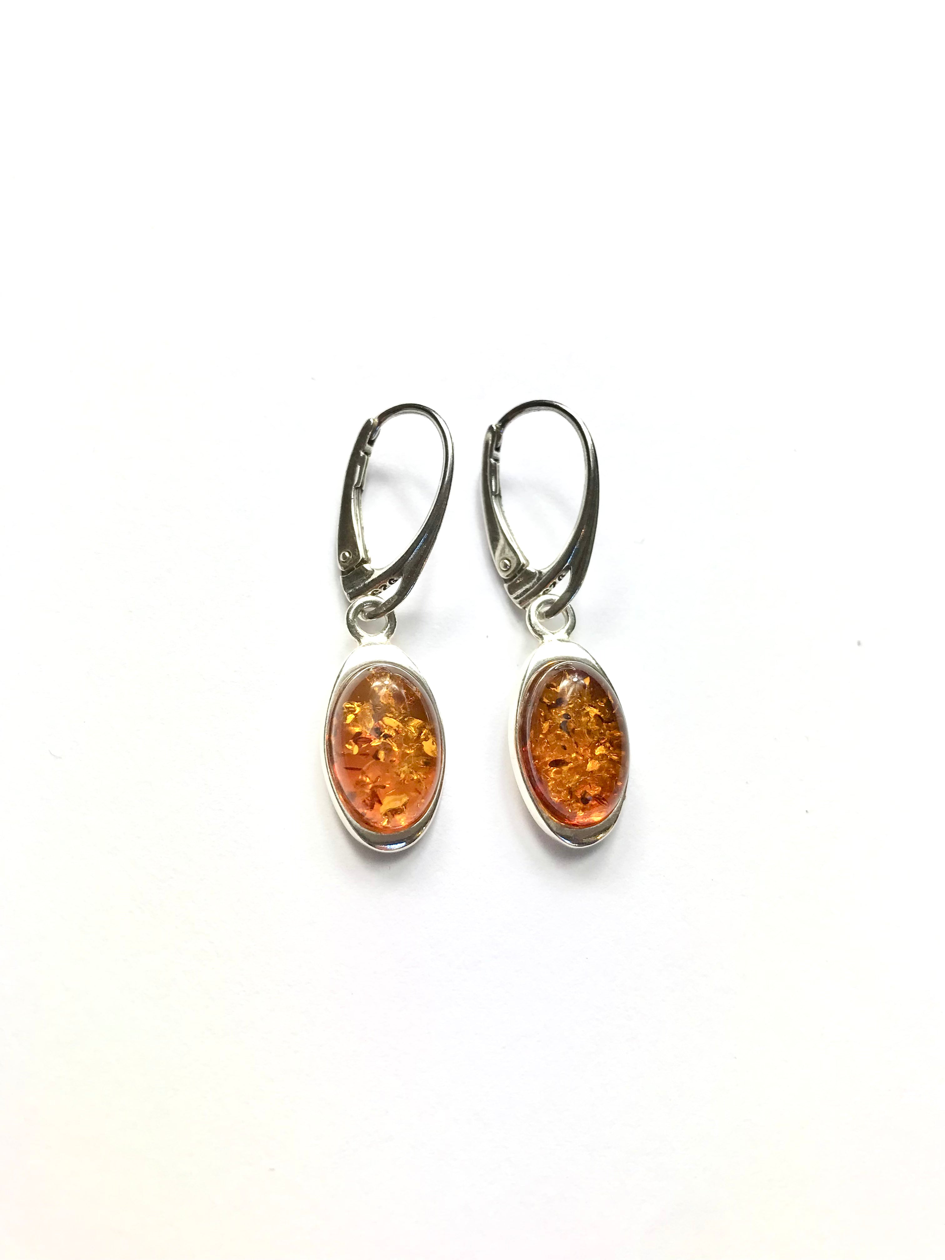 Drop Amber Earrings - The Nancy Smillie Shop - Art, Jewellery & Designer Gifts Glasgow