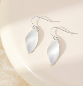 Silver Leaf Earrings | The Nancy Smillie Shop - Art, Jewellery & Designer Gifts Glasgow Scotland