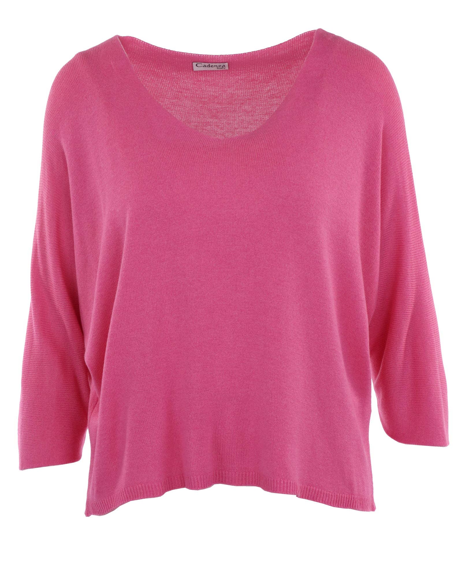 Summer Knit Top: Fuchsia