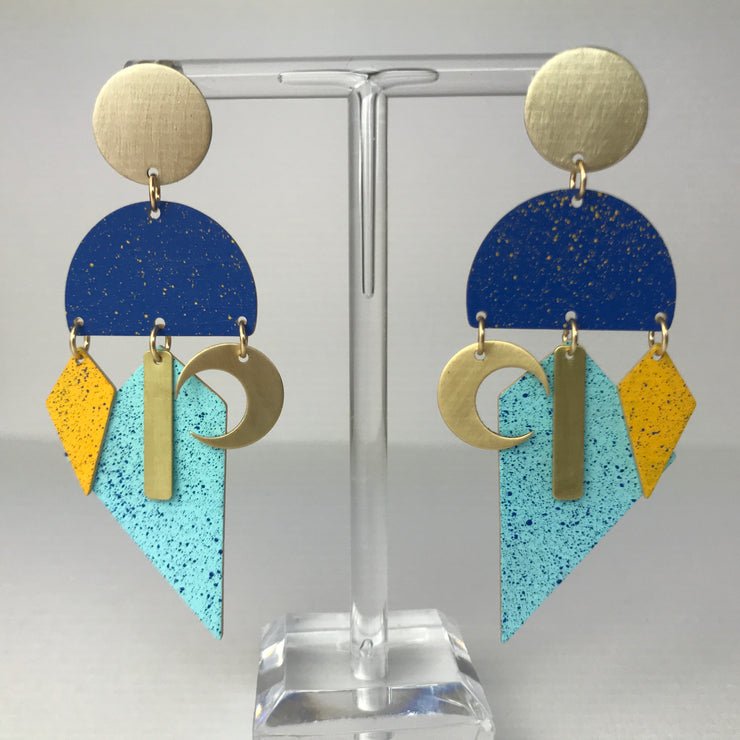 El Medano Carnival Earrings - The Nancy Smillie Shop - Art, Jewellery & Designer Gifts Glasgow