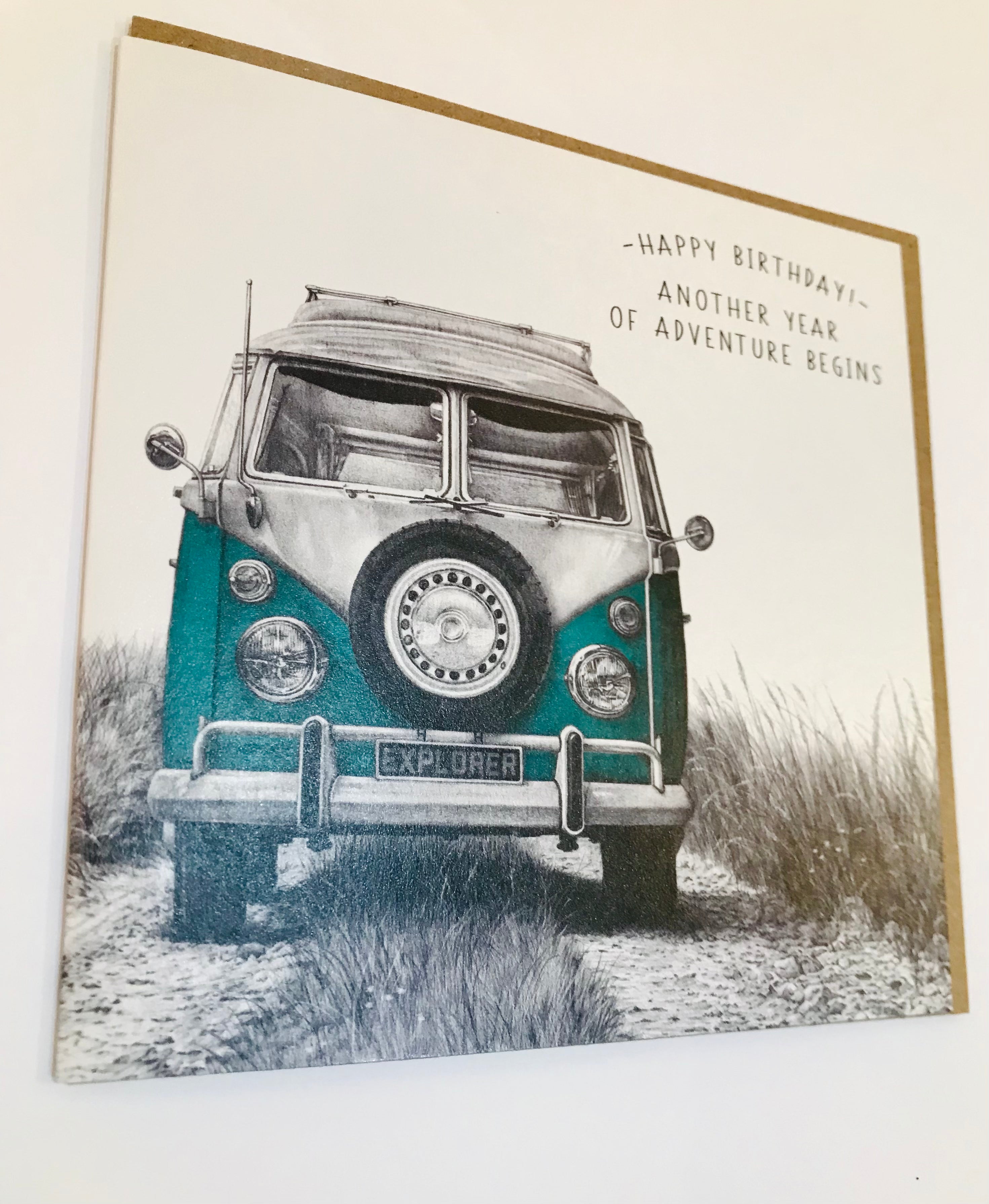 Explorer Camper Van card - The Nancy Smillie Shop - Art, Jewellery & Designer Gifts Glasgow