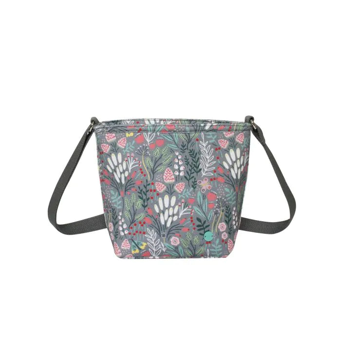 grey floral canvas brooke bag | The Nancy Smillie Shop - Art, Jewellery & Designer Gifts Glasgow Scotland